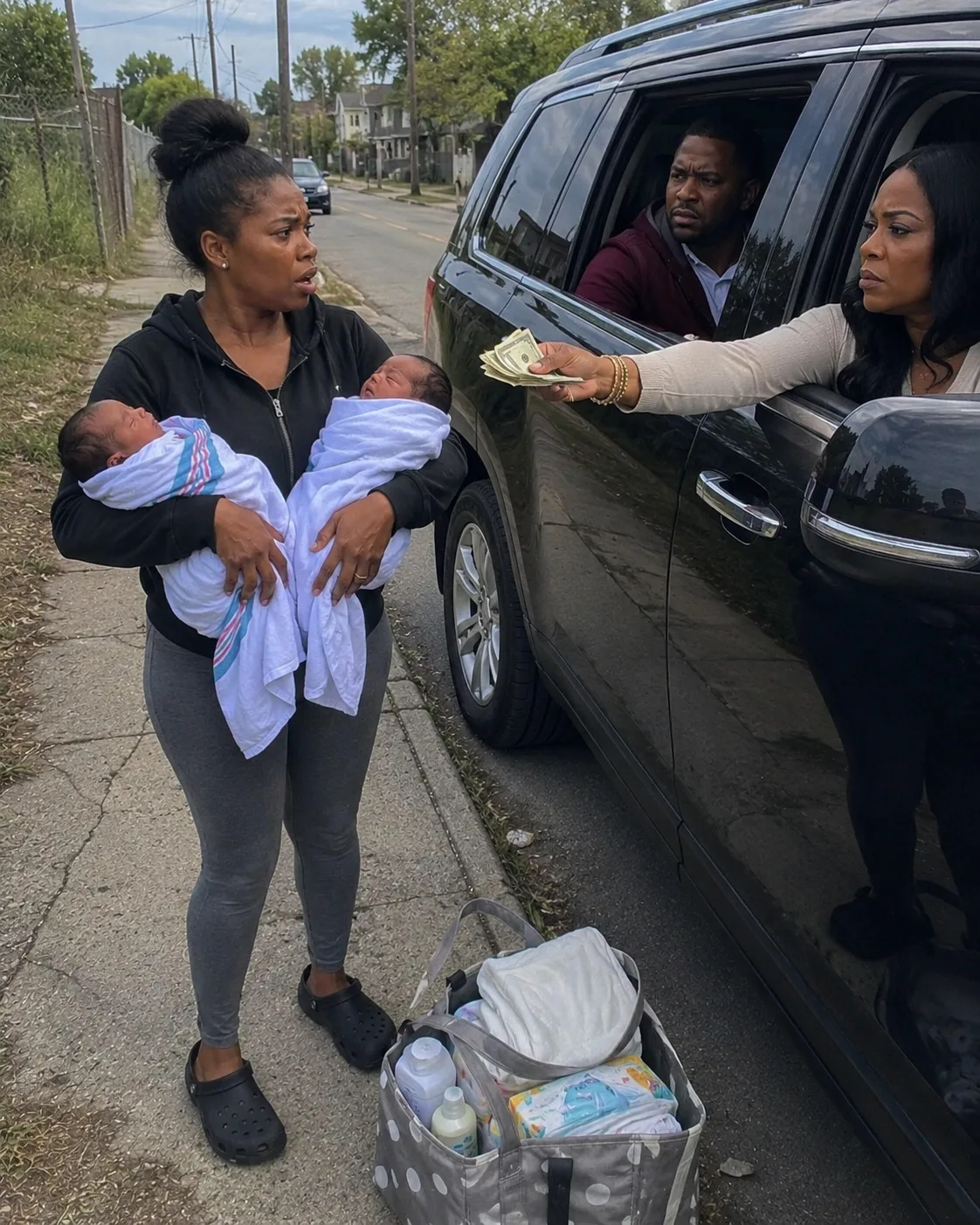 He Saw His Homeless Ex With Twins—Then One File Changed Everything.