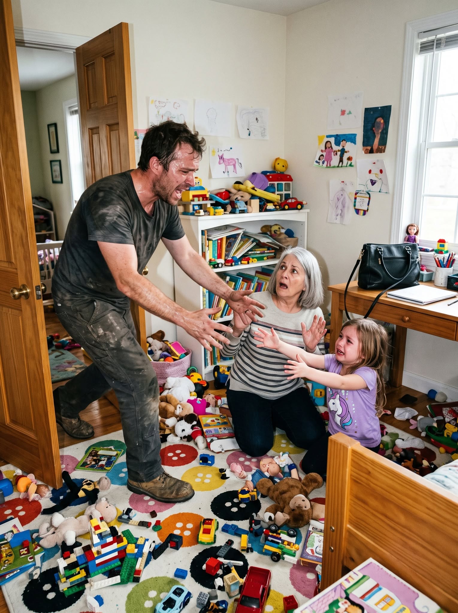 I Heard My 9-Year-Old Screaming While I Was Mowing The Lawn—When I Ran Inside, My Mother-In-Law Had Her Pinned To The Floor Whispering, “You Saw Nothing”… Then My Daughter Told Me To Check Her Purse.