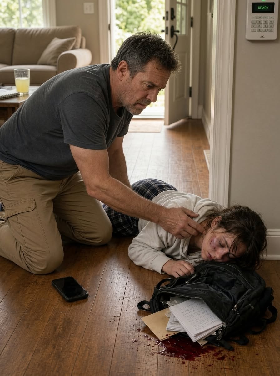 I Came Home Early To Surprise My Daughter For Her 16th Birthday—But Found Her Unconscious In A Pool Of Blood, And One Tiny Green Light On The Alarm Panel Proved The Police’s “Robbery” Story Was A Lie.