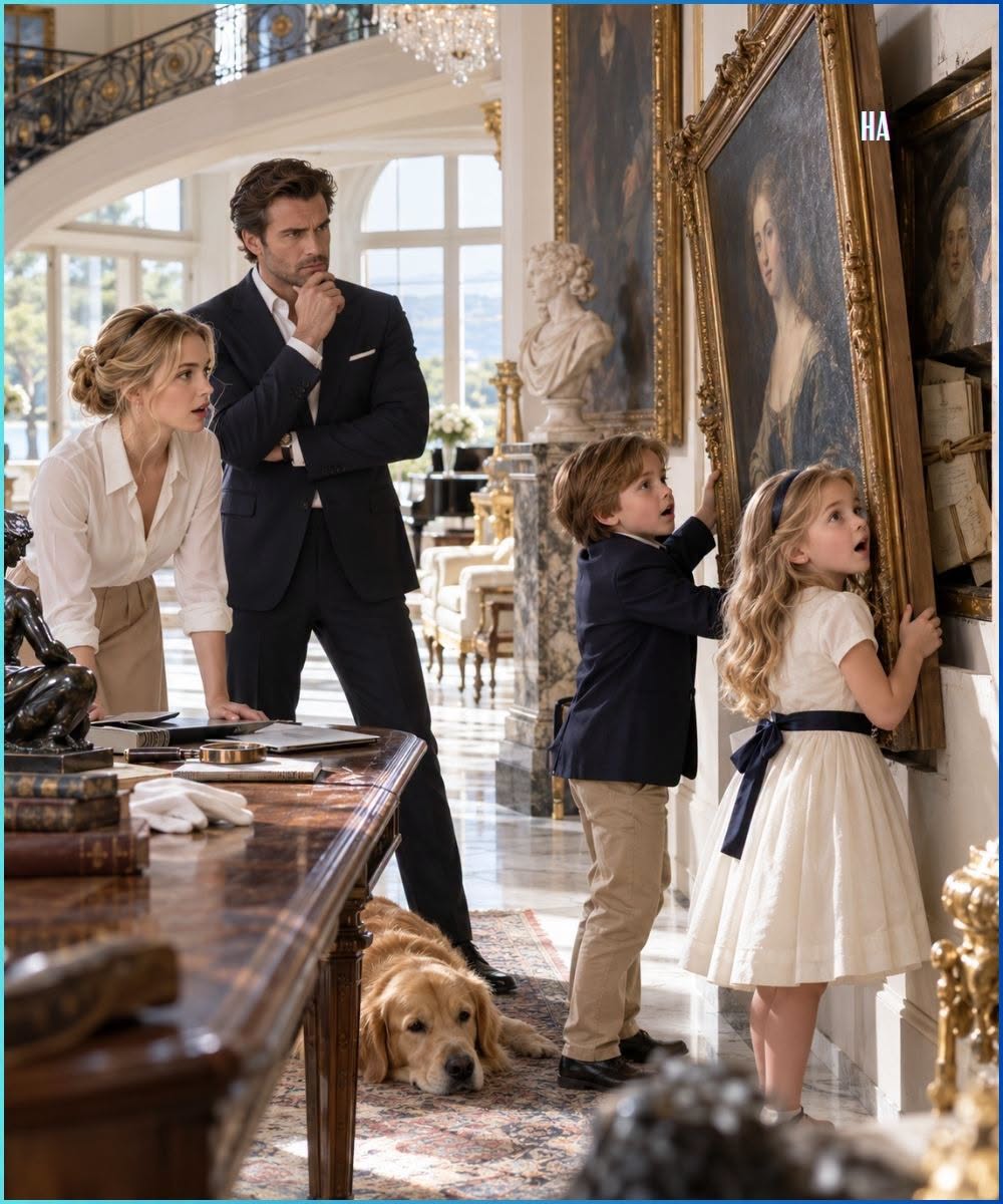 The billionaire hired me to catalog his family’s priceless art collection—but when his nine-year-old twins pulled a hidden painting from the wall, I realized his family had framed my mother for a crime she never committed 25 years ago.