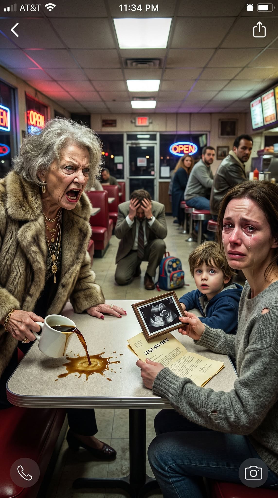 I took my mother to a luxury restaurant to celebrate my success, but when I saw my ex-wife outside with a seven-year-old boy singing a song only I could have written, my mother dropped her purse—and suddenly I knew she had been hiding something from me for years.