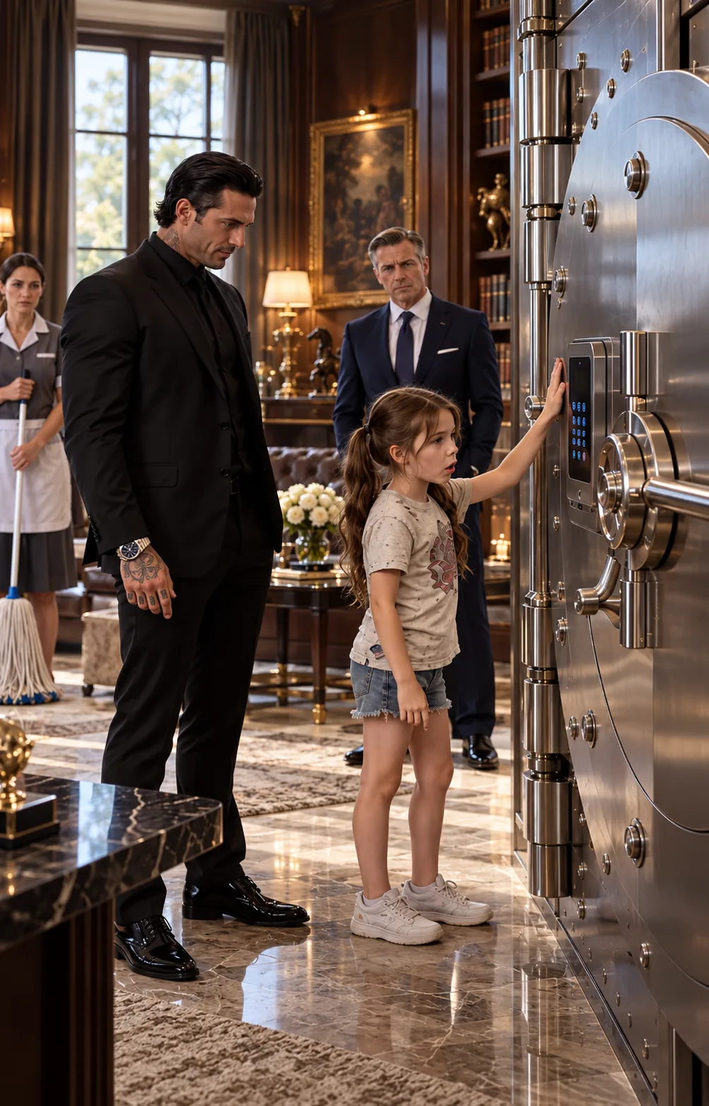 THE THREE-YEAR-OLD GIRL WHO FOUND THE SECRET IN THE MAFIA BOSS’S IMPOSSIBLE VAULT