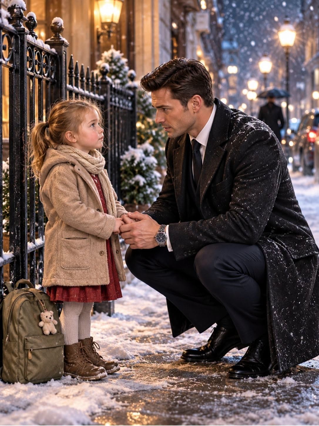 TITLE: **The Little Girl Waiting in the Snow**