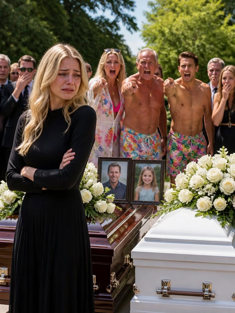 I buried my husband and seven-year-old daughter while my parents relaxed on a tropical beach with my brother, texting,
