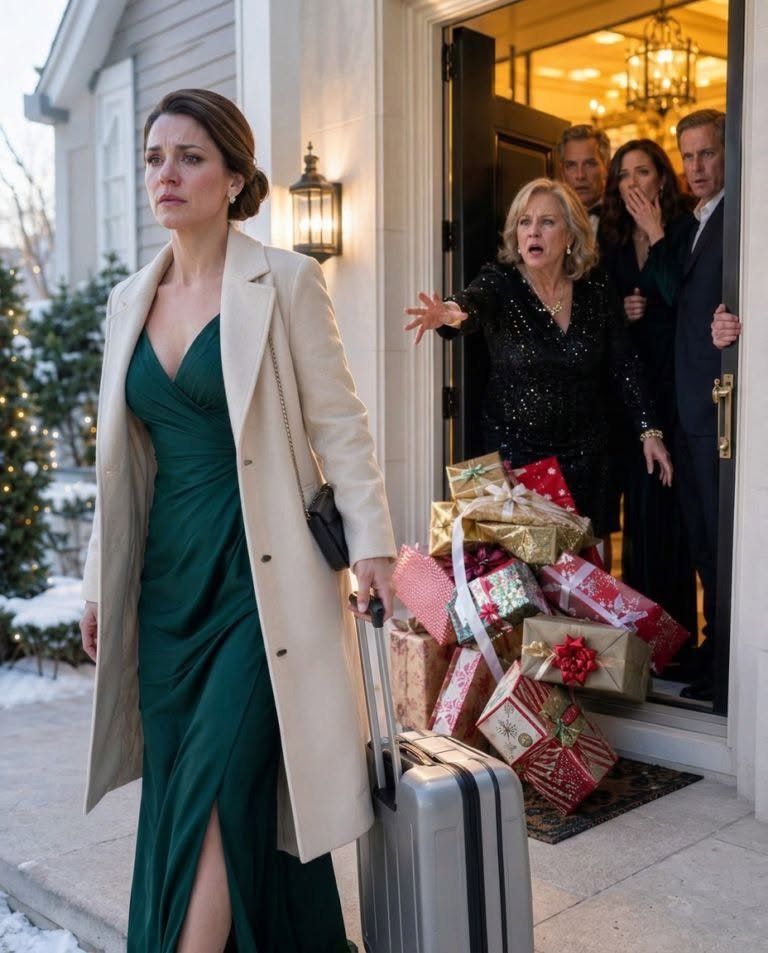 On New Year's Eve, mom handed presents to every grandchild except mine, so I quietly left and told them never to invite us again — then at 6:00 a.m.