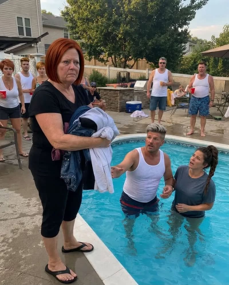 At 5:42 p.m., I found my husband in our $18,000 backyard pool with the neighbor who showed up every Tuesday pretending to borrow sugar.