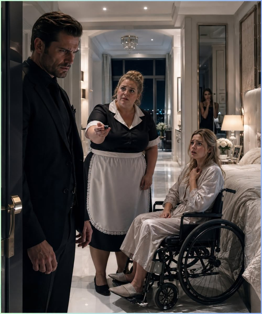 The Billionaire Mafia Boss Installed Cameras for His Paralyzed Sister, but What the Plus-Size Maid Did at 2 A.M. Exposed the Betrayal Living Under His Own Roof