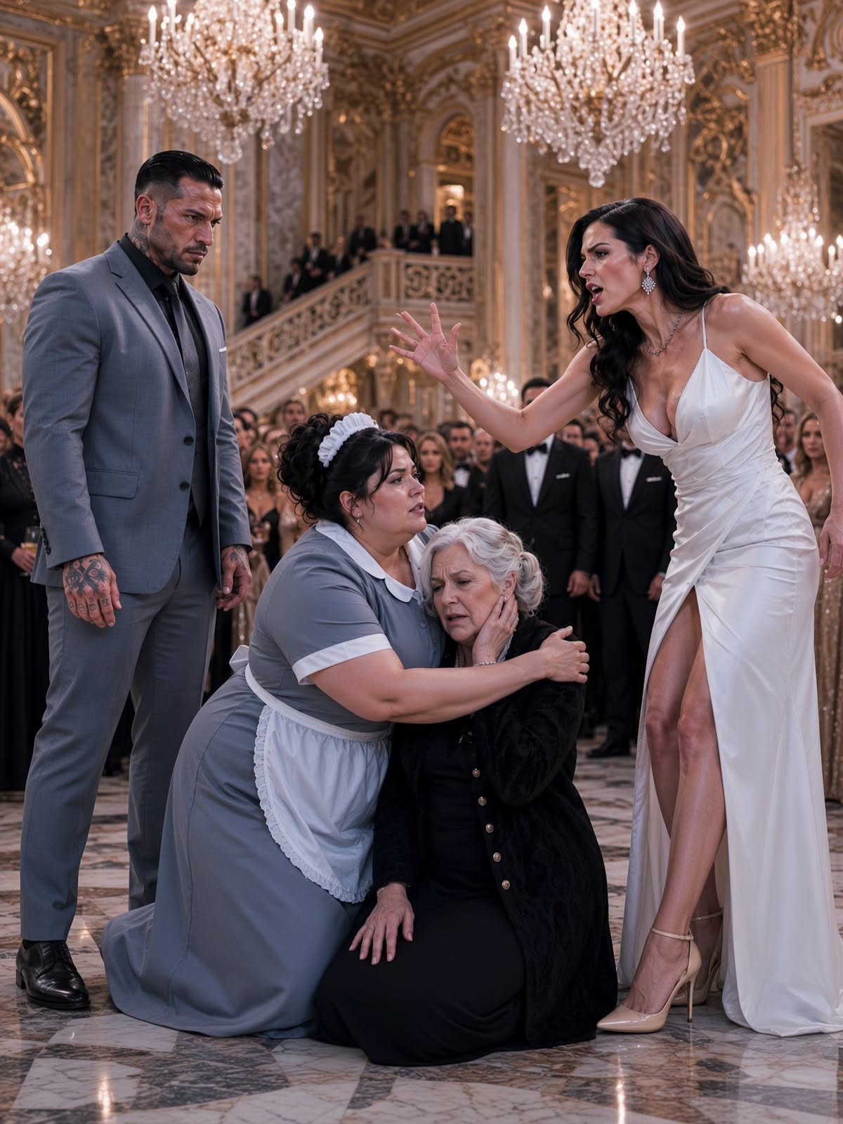 The Mafia Boss’s Fiancée Called Me a Clumsy Fat Maid and Raised Her Hand at His Mother—Then the Blow I Took Turned Their Alliance Into a Reckoning