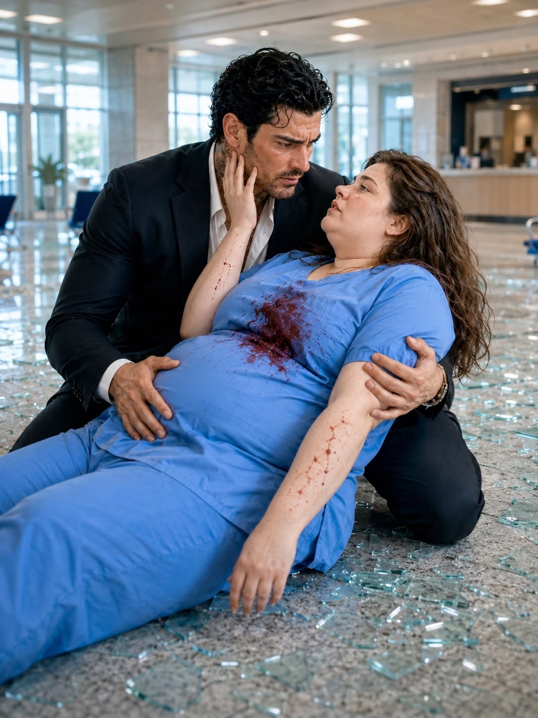They Mocked the Plus-Size Nurse Until She Took Three Bullets for the Mafia Boss—Then He Stood Beside Her Hospital Bed and Claimed Her Before Everyone