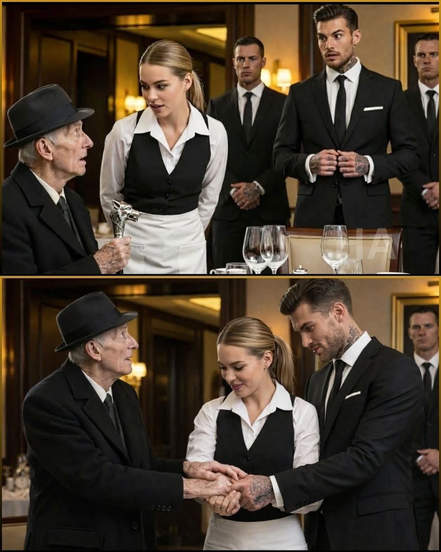 The shy maid greeted the father of the Sicilian mafia boss—when everyone called her "just a pathetic maid"—until she uttered six words in an old Sicilian accent in response to the old man… and everyone was astonished when the man everyone feared rose as if he had just discovered something utterly terrifying…