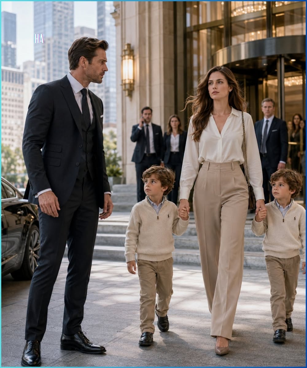 The feared boss buried the truth that he could never be a father until his ex walked past him holding two boys with his eyes