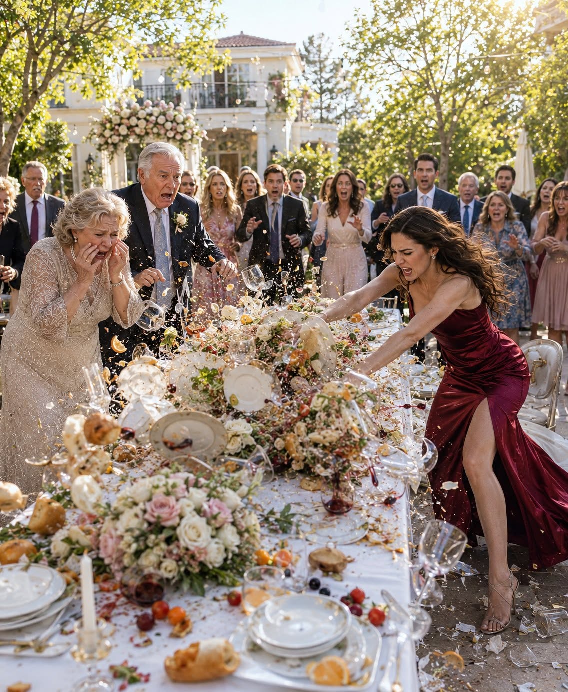 The moment my daughter-in-law dismissed thirty-eight homemade dishes my wife had spent two sleepless nights preparing, every guest walked away without taking a single bite. Nobody expected me to stay calm—or that one quiet photograph of those untouched tables would set off a chain of events that had our phones ringing before sunrise.