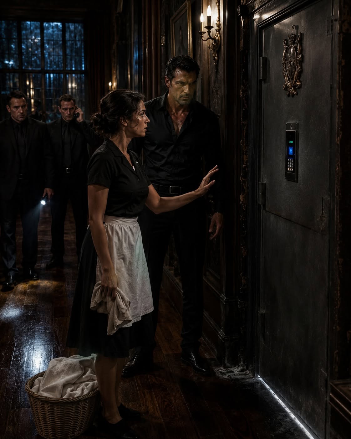 The New Maid Heard Knocking Inside the Mafia Boss’s Panic Room—Sealed for 10 Years