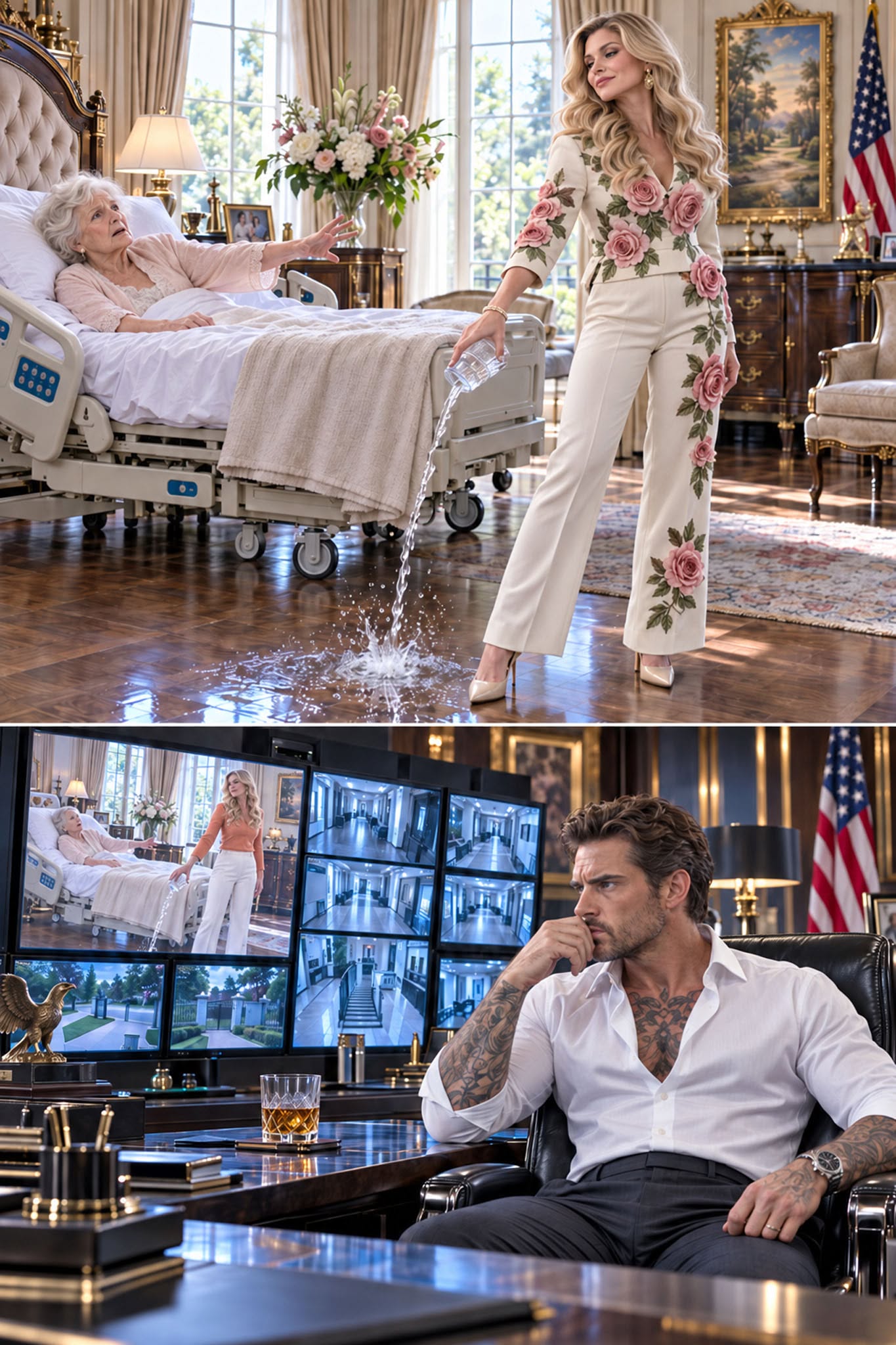Mafia Boss Hid Inside His Mansion To Watch His Fiancée Care For His Paralyzed Mother—But When She Poured The Old Woman'S Water Onto The Floor, Then The Maid Exposed The Truth That Destroyed Their Wedding...
