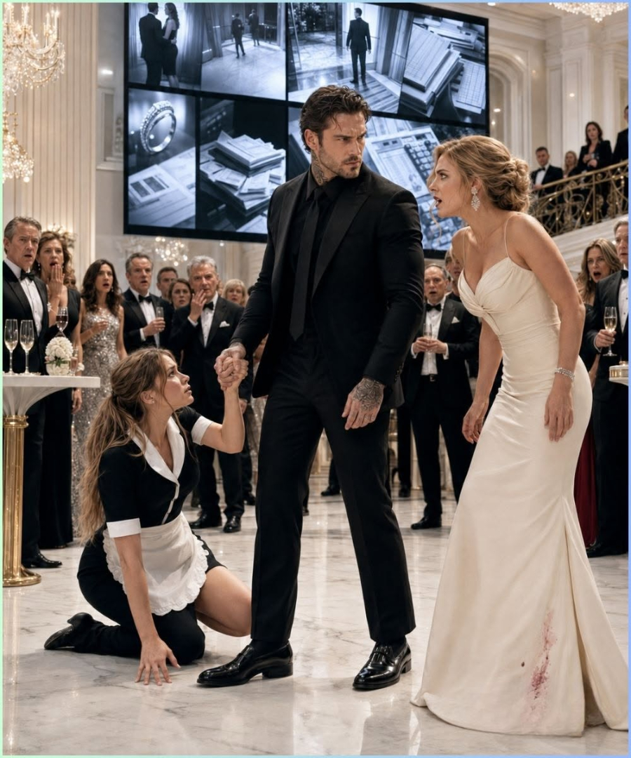 The Billionaire Watched His Fiancée Drag the Maid Across the Floor, but What He Put on the Screen Ten Minutes Later Destroyed Her Perfect Life