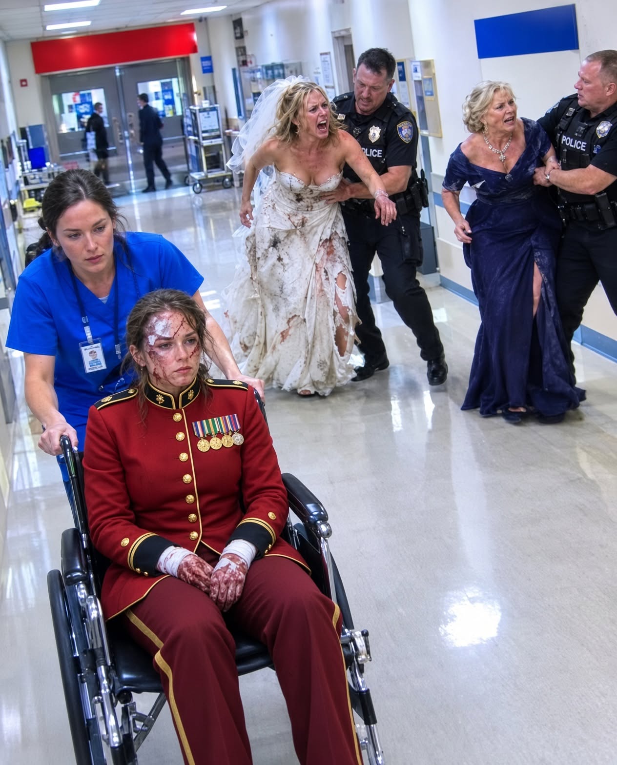 "My sister told the ER nurse to let me wait like I was faking it, my mother said not to authorize any expensive tests because her wedding mattered more, and while the monitor beside me slowed into a terrifying countdown, I realized the one thing hidden inside my tactical jacket was about to turn their perfect high-society weekend into a federal nightmare.