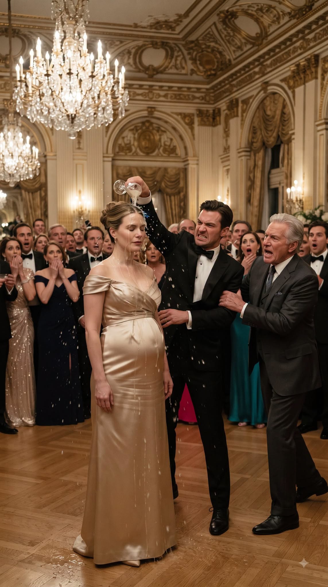 "You and that unborn parasite are worth nothing to me!" Julian screamed, ripping my diamond necklace away and publicly humiliating me on our company’s anniversary stage. As the elite crowd gasped, I adjusted my soaked silk gown with icy poise. I calmly walked up to the private chairman standing by the VIP exit and murmured my father’s classified syndicate code. In less than sixty seconds, Julian went from a multi-billionaire to a broke, ruined man with a nationwide warrant on his head.