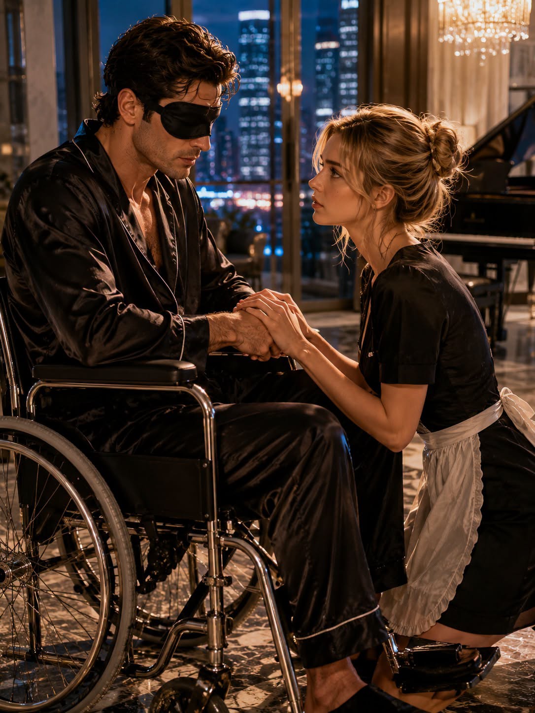 The Blind Mafia Boss Trusted No One—Until A Mute Maid Quietly Held His Shaking Hand
