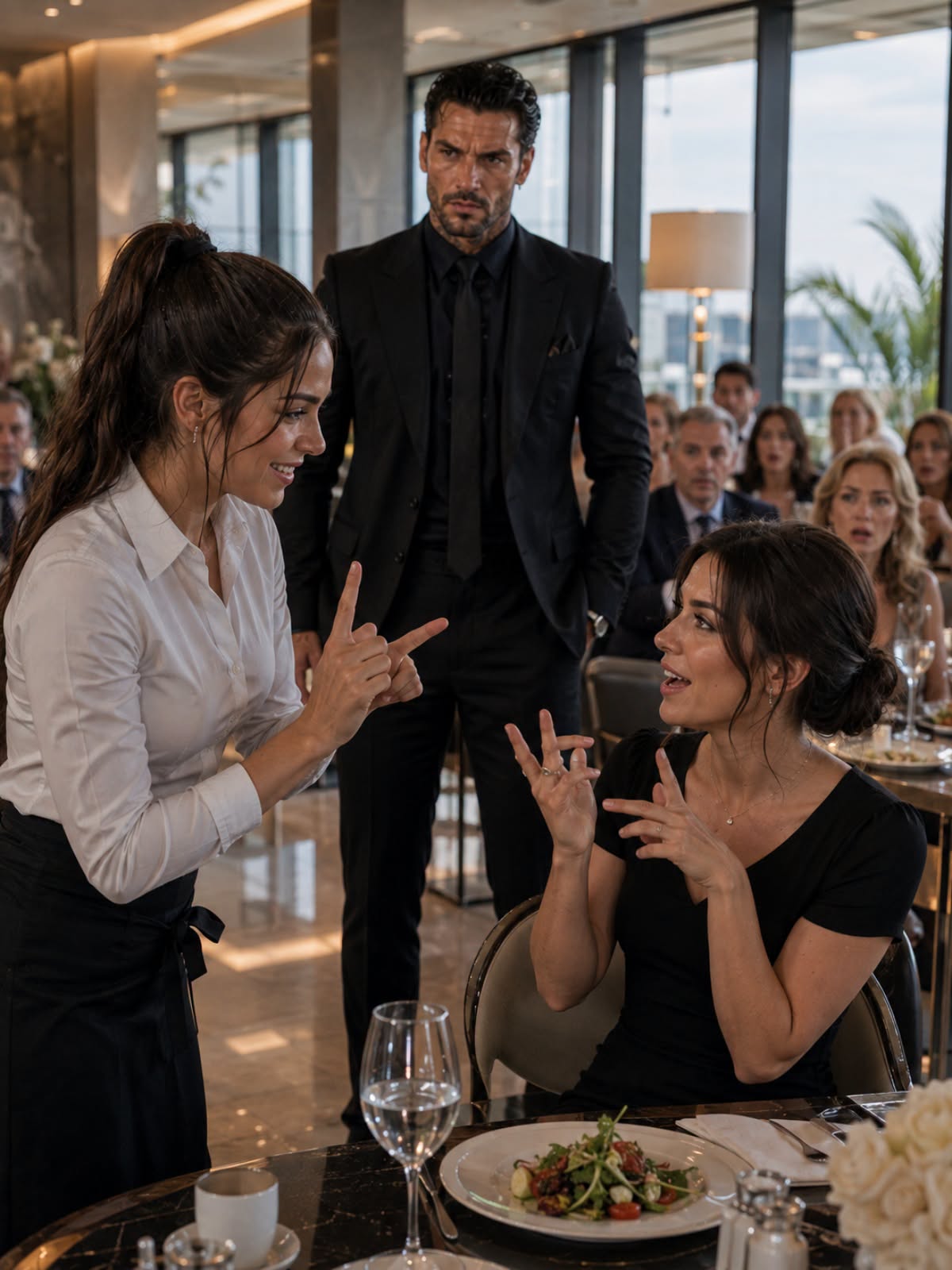 The Mafia Boss Thought No One Could Help His Deaf Sister—Until a Waitress Proved Him Wrong