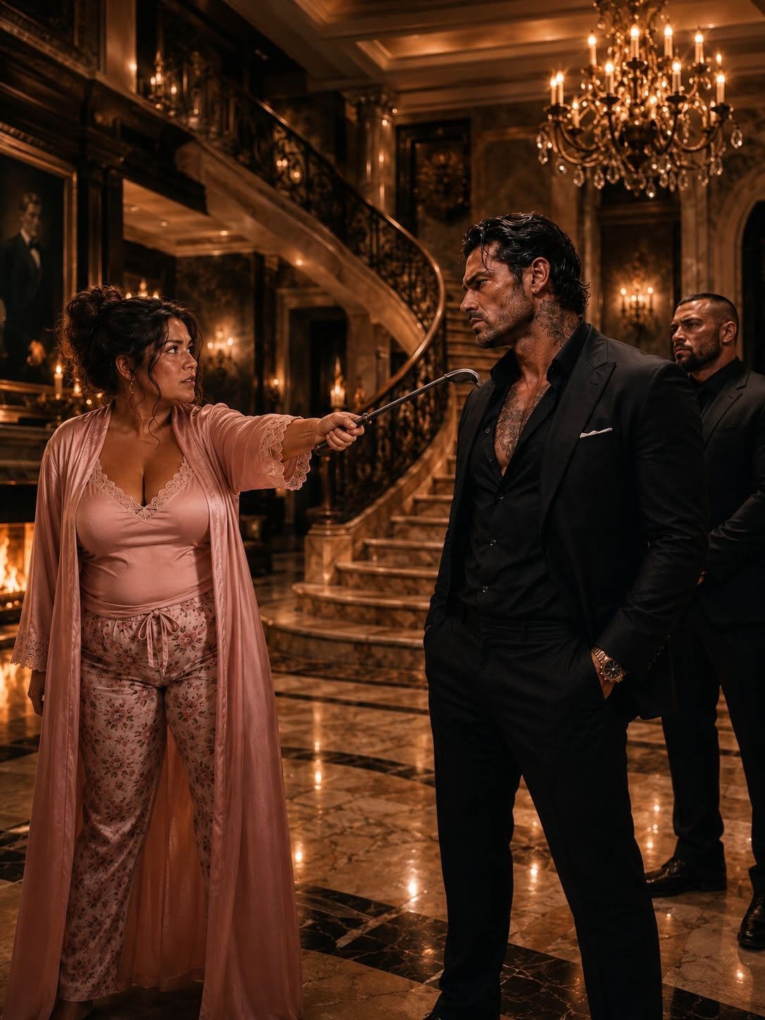 I Mistook the Mafia Boss for an Intruder and Threatened Him With a Fireplace Poker—Then He Saw What I’d Changed in His Mansion and Found the Room His Family Erased