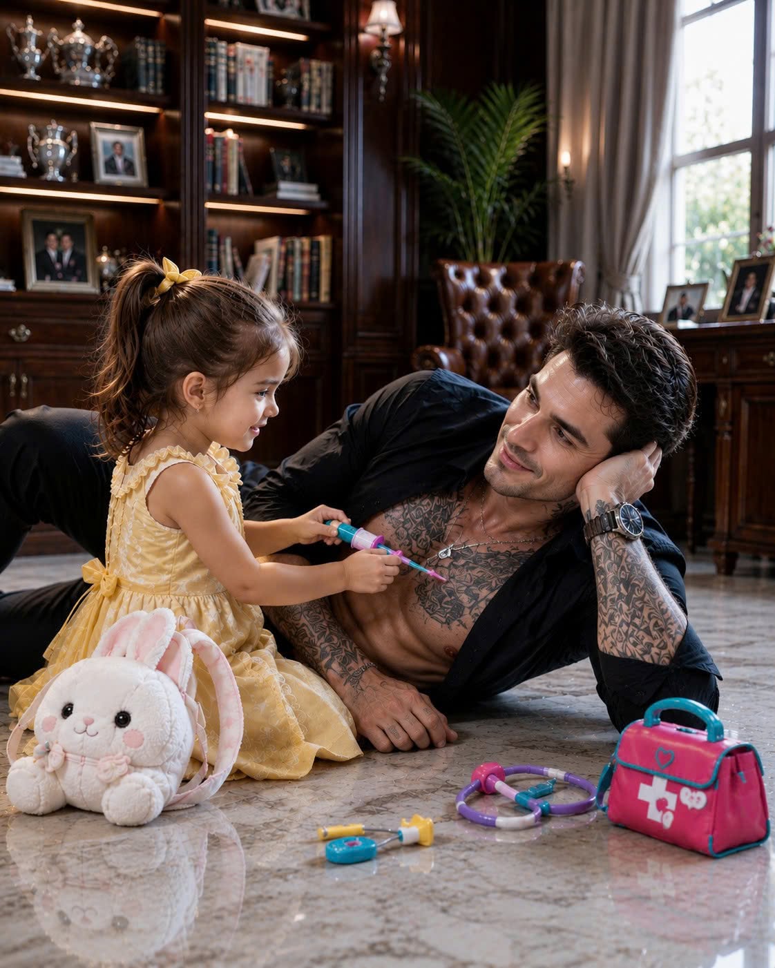 "A four-year-old girl used her last EpiPen to save the mafia boss everyone feared—then the hidden camera revealed who poisoned him. "