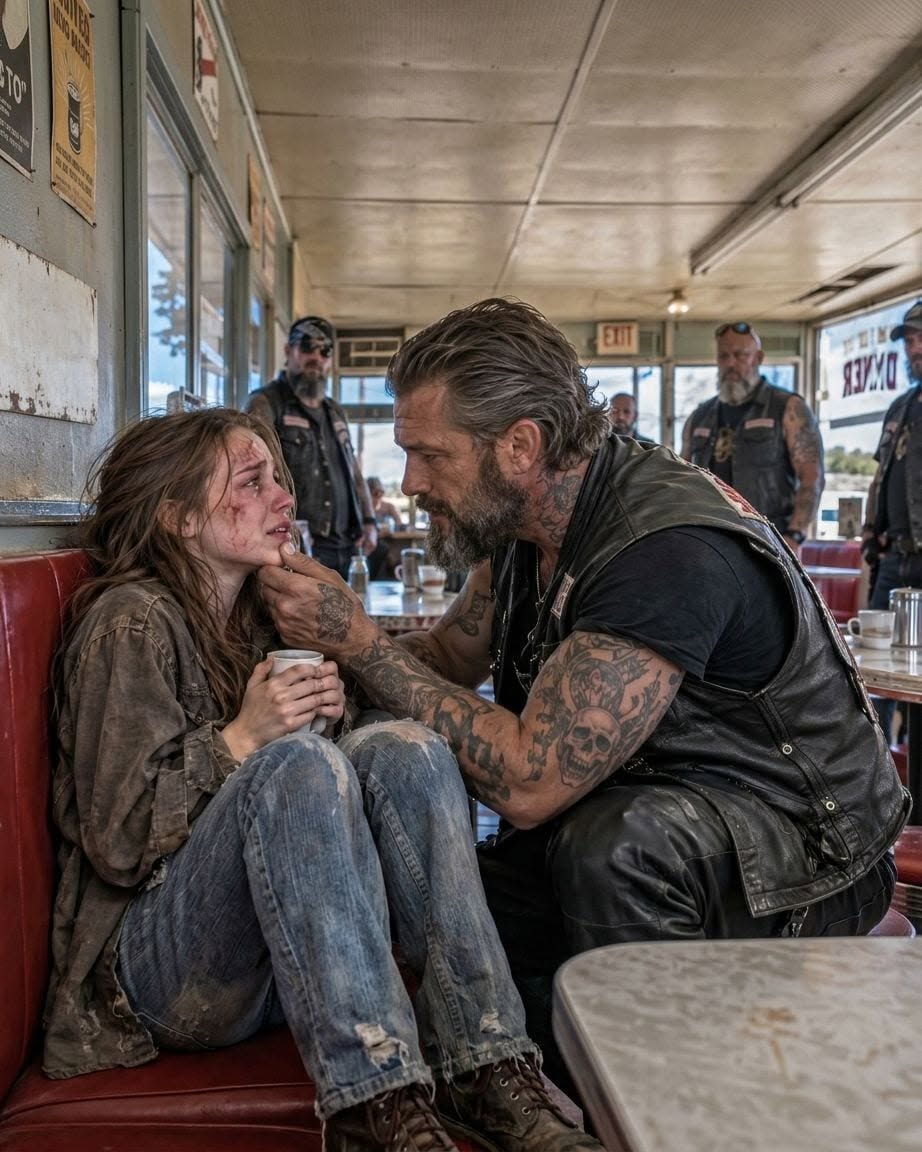 “Who Hurt You?” the Hells Angel Asked the Bruised 16-Year-Old—When She Whispered, “My Dad… Judge Richard Jenkins,” He Knew Protecting Her Could Destroy His Entire Club, but He Looked at His Brothers and Said, “She’s Under Our Protection.”