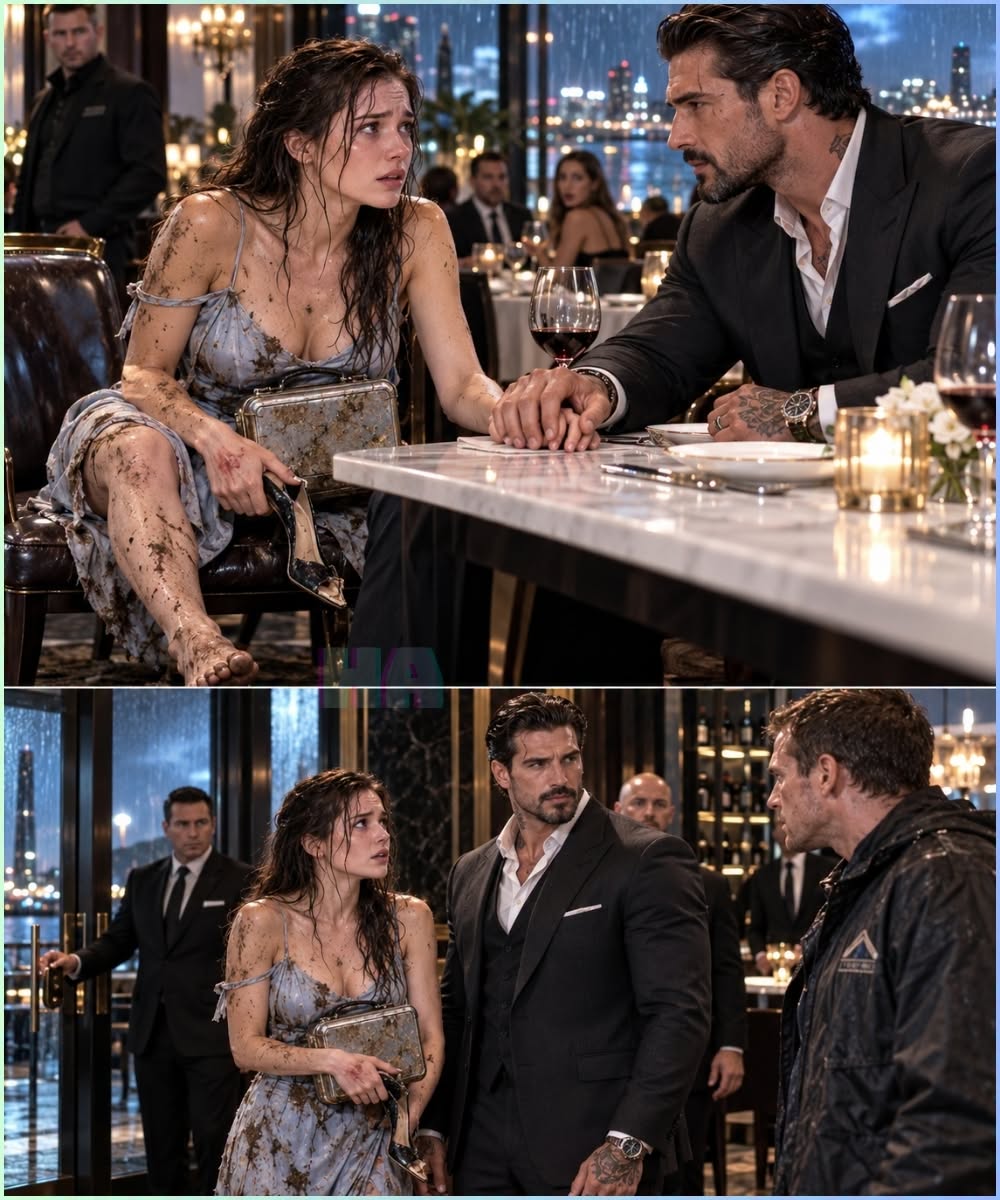 She Arrived at Her Blind Date Barefoot and Covered in Mud, Then the Stranger Across the Table Quietly Ordered Every Door Locked