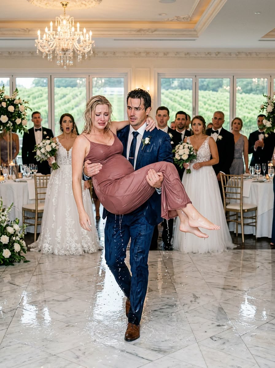 My water broke in the middle of my sister-in-law's lavish vineyard wedding, soaking the marble floor beneath my feet. "Please—call an ambulance," I gasped, but my mother-in-law hurried me into a nearby bathroom and closed the door behind me. "This baby can wait until the ceremony settles," she whispered. As the contractions became stronger, I reached for the emergency phone hidden in my purse—because the person I called would not only help save my baby, but uncover a truth no one at the wedding expected.