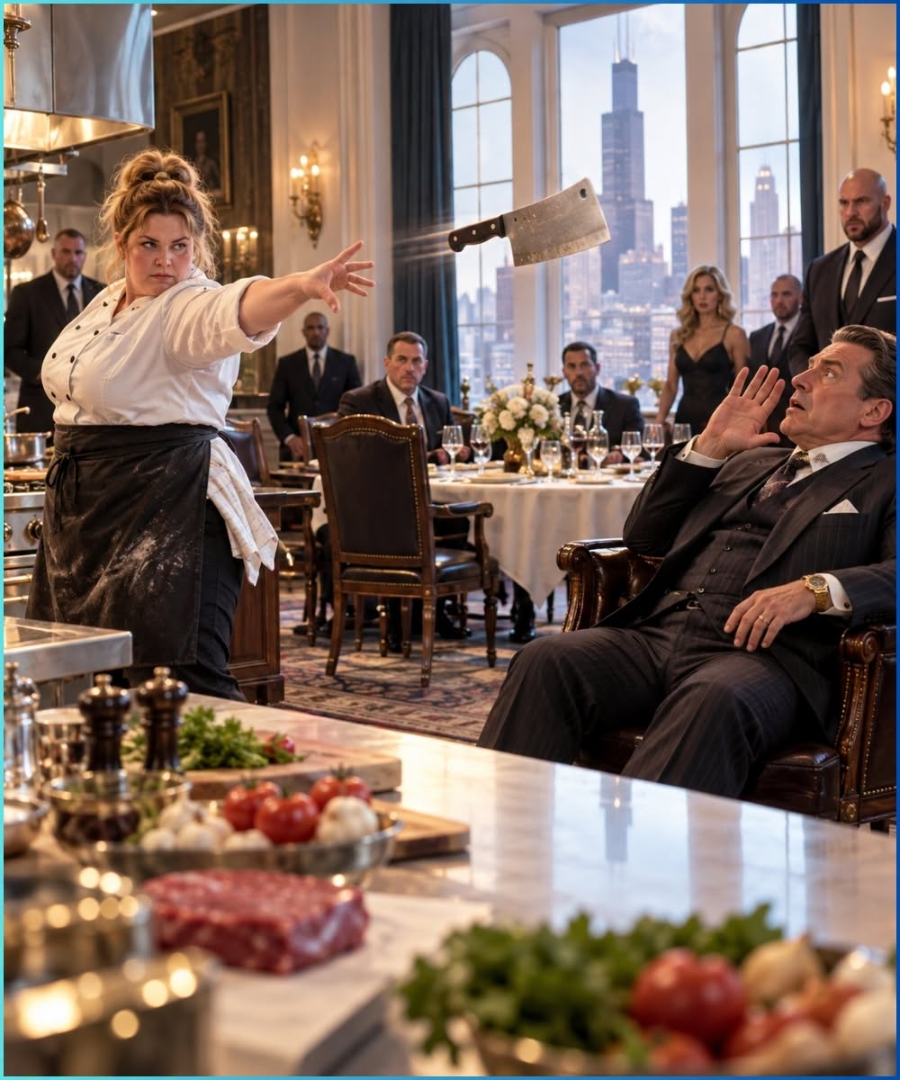 They Called Her the Fat Cook Until One Flying Cleaver Made Chicago’s Most Feared Crime Boss Realize Who She Really Was