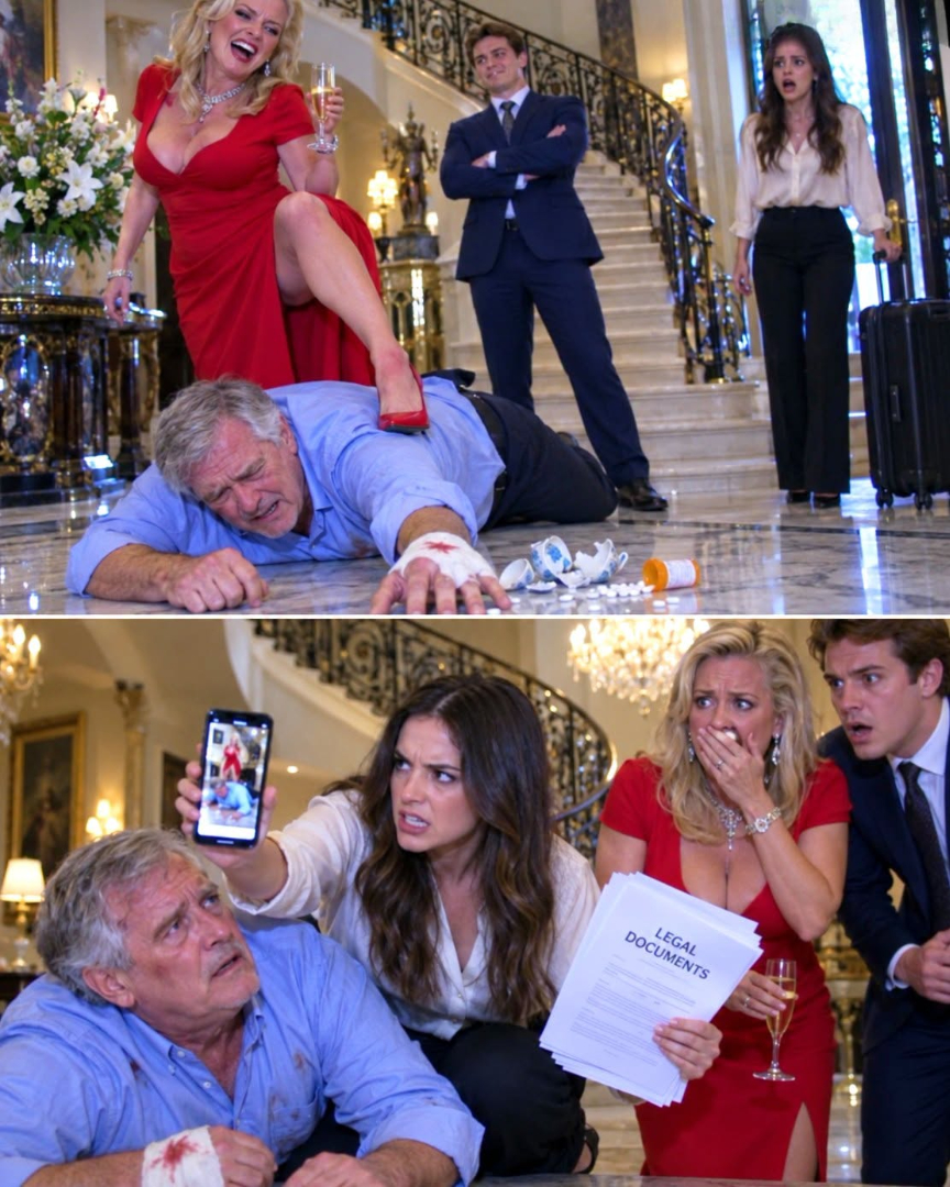 I Came Home and Found My Injured Father Crawling on the Floor… Then My Stepmother Learned I Wasn’t the Helpless Daughter Anymore