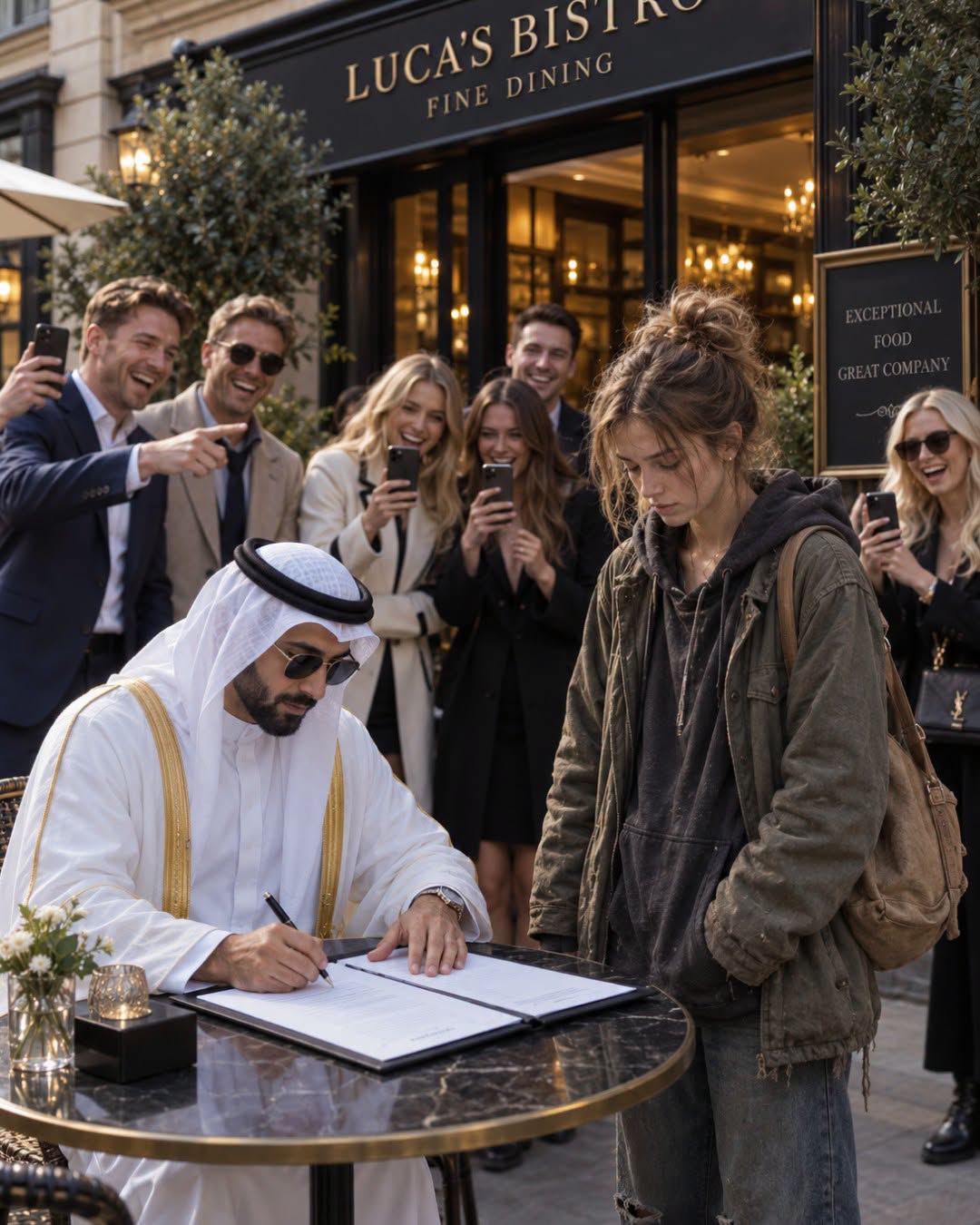 A Sheikh Sold His Luxurious Restaurant to a Homeless Young Woman for Fun for Just One Dollar—But a Month Later, He Passed by His Former Restaurant and Couldn’t Believe What He Saw There… 😮
