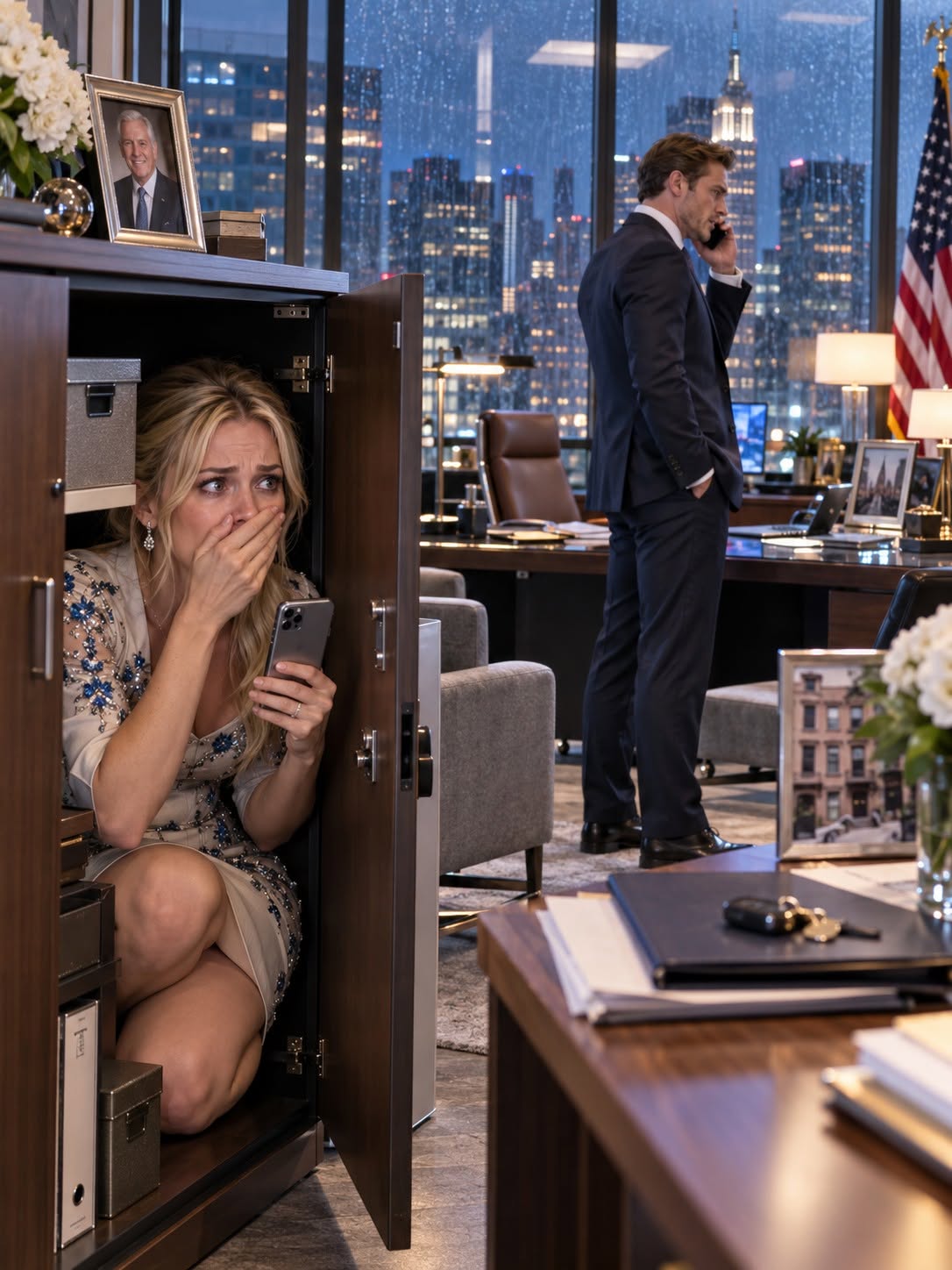 I Hid in My Office to Surprise My Husband—Then I Heard Him Planning to Take My $1.3 Million Inheritance...