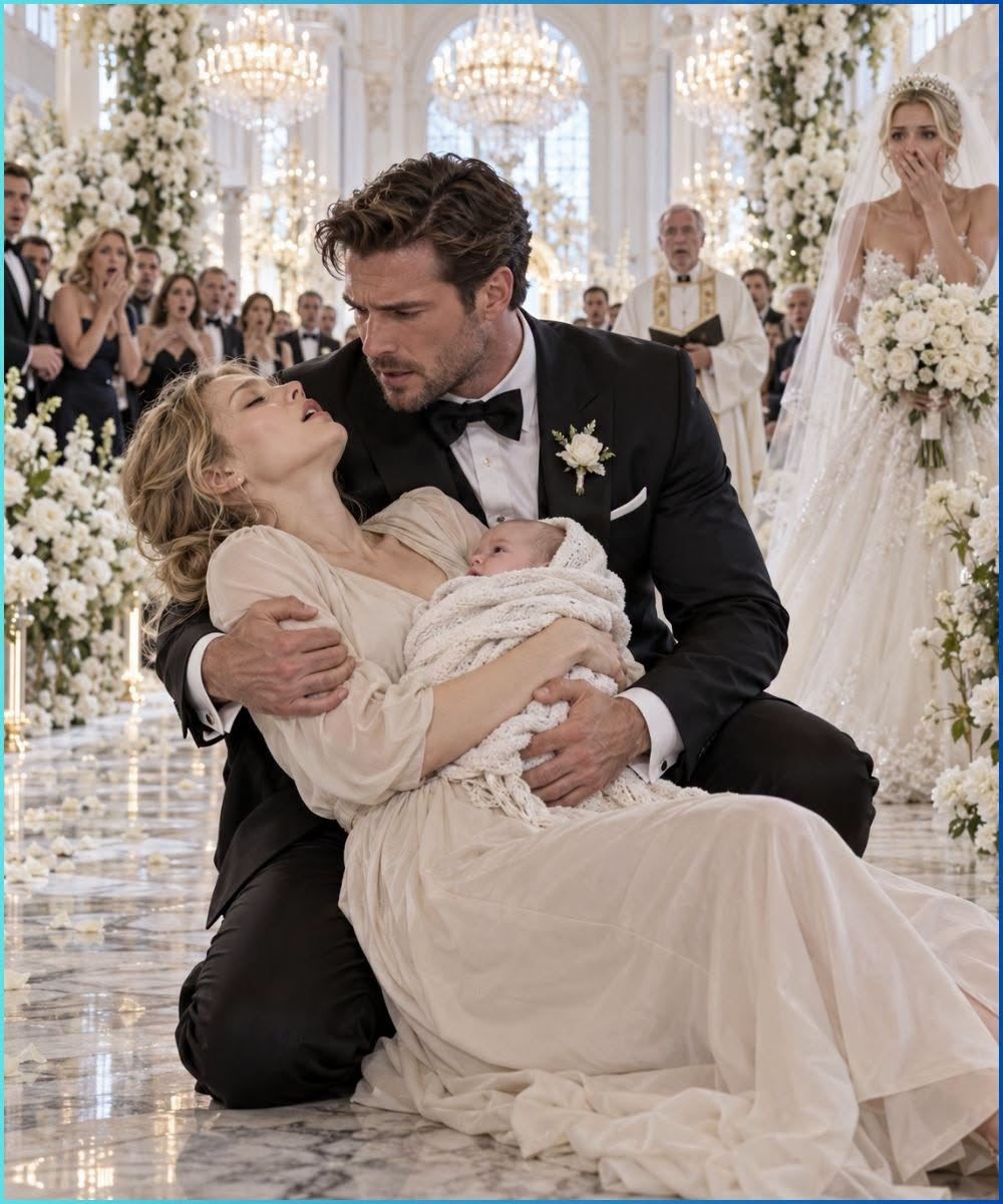 She collapsed at the mafia boss’s wedding, and when he caught her, he saw the baby she had hidden from him