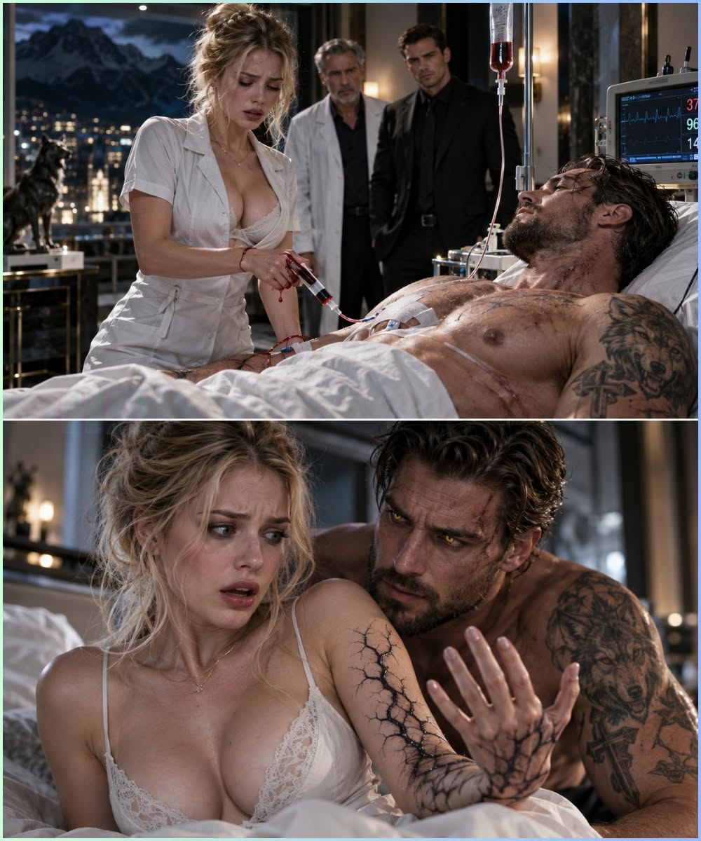 She Let Her Blood Save the Dying Alpha King, Then Black Veins Began Climbing Her Own Arm