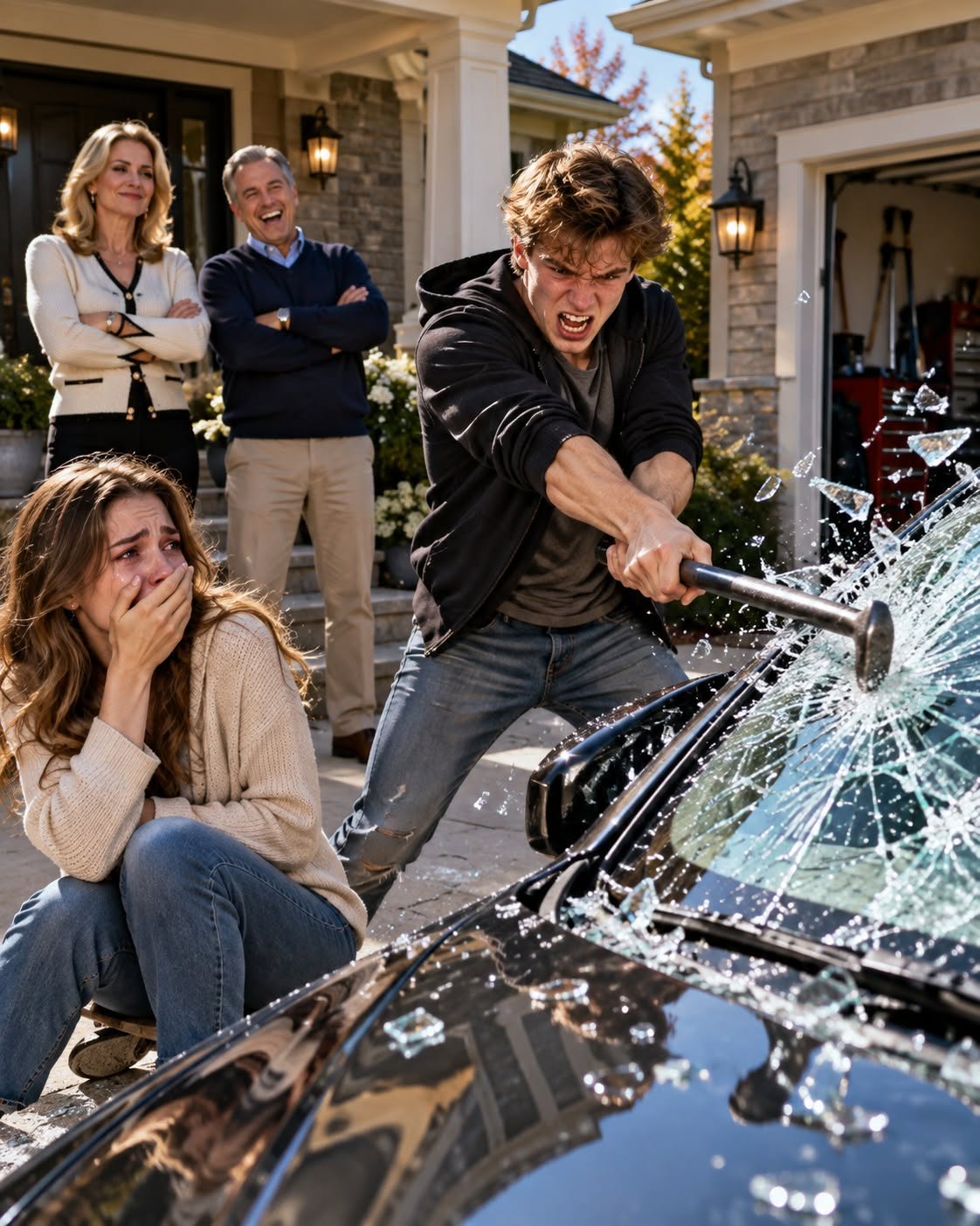 **My mother called me selfish while my brother destroyed the car I spent six years saving for—so I quietly pressed record. They thought they were teaching me a lesson. They had no idea I was documenting the moment their entire plan would collapse.**