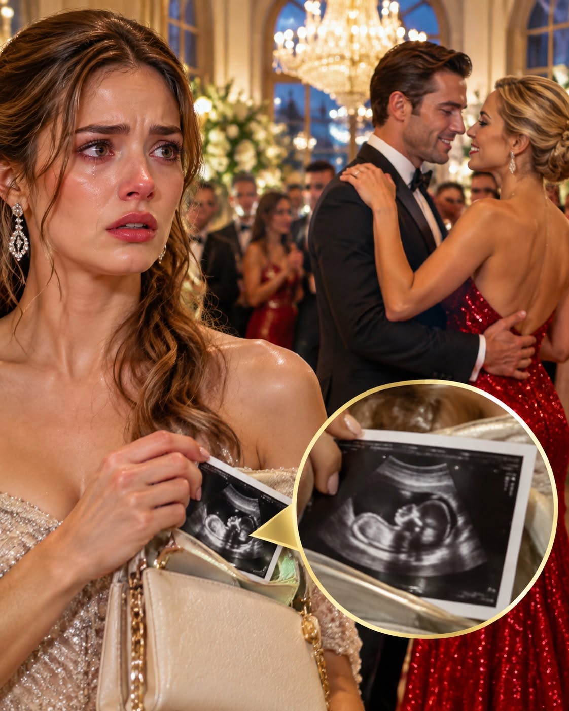 "I watched my husband dance with another woman in a Manhattan ballroom while the ultrasound of our unborn child sat hidden inside my purse. Daniel saw me watching, but instead of stepping away from Vanessa Cole, he kept his hand on her waist as if my humiliation were simply another business problem he could handle later. What he didn't know was that I had already seen three messages on his phone, and one of them would soon mean something far more dangerous than an affair.