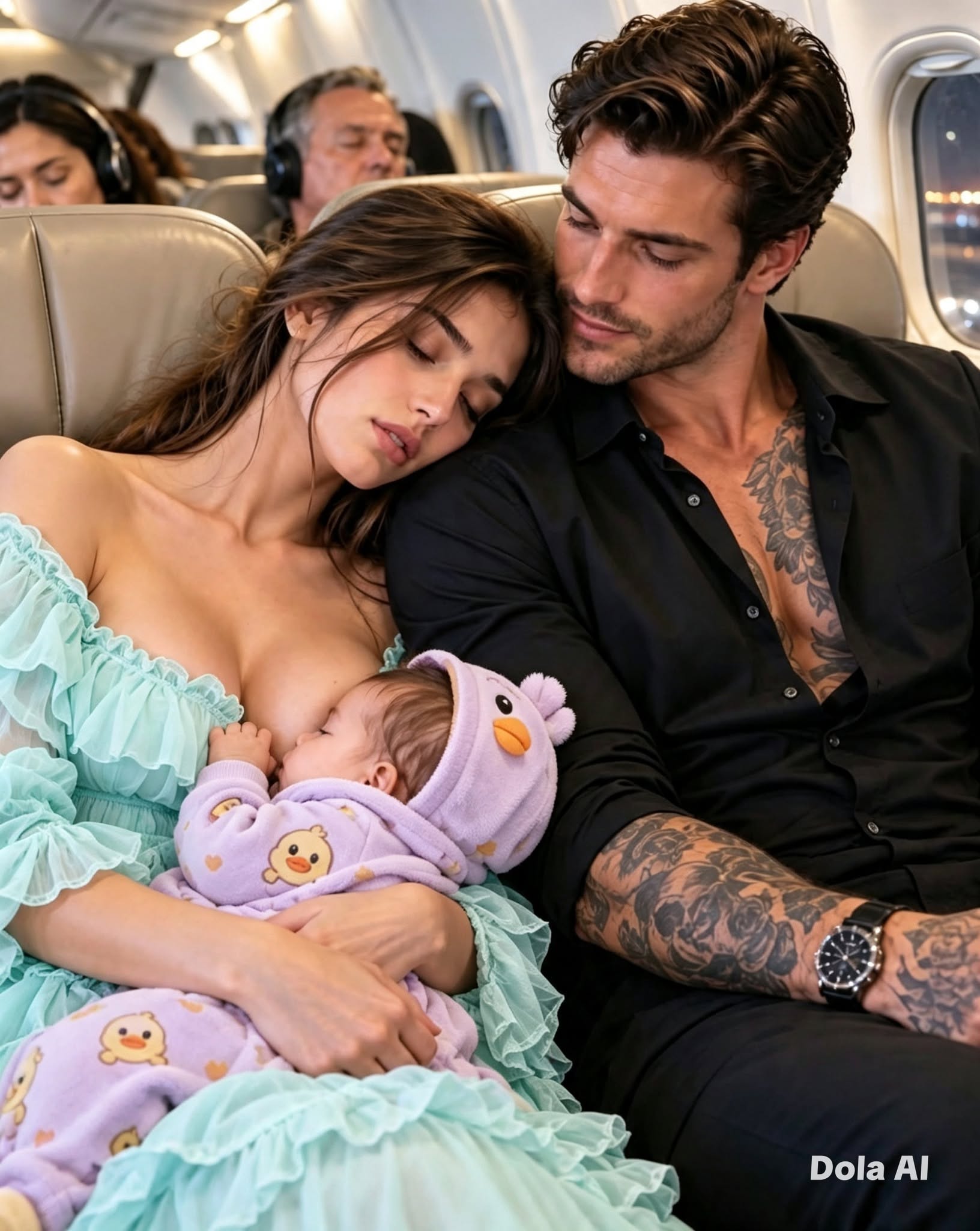 "My six-month-old daughter was screaming on a red-eye flight when a passenger told me I never should’ve brought a baby onboard, and even the flight attendant demanded I keep her quiet. I was seconds from breaking when the terrifyingly calm stranger beside me defended me, took my sleeping baby into his arms, and revealed himself as Ethan Callahan, the man Chicago whispered about in fear.