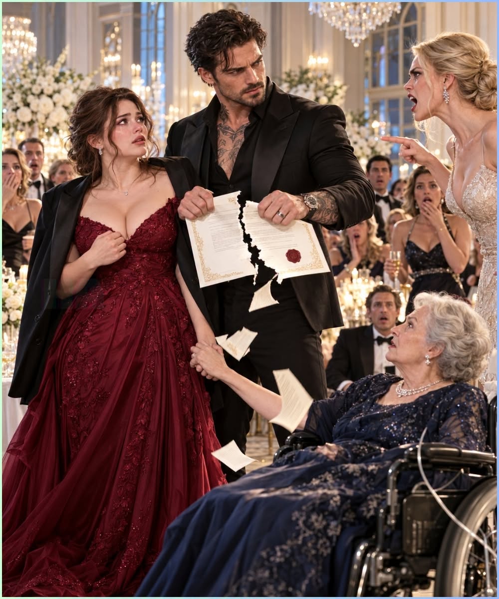 **They mocked her burgundy dress in front of 240 guests—until the most feared mafia boss in the room tore up a $70 million wedding contract and made the entire ballroom go silent.**