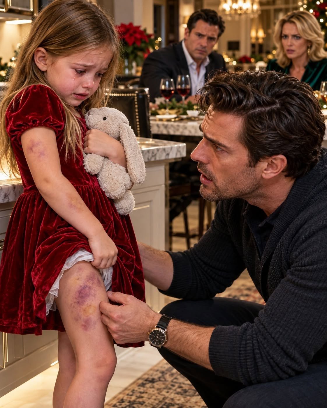 "My 5-year-old niece whispered, “the chair hurts”… and then she showed me what was hidden under it. Her parents laughed and told me she was only trying to get attention. I didn’t argue. I quietly pulled out my phone and called a doctor. Two hours later, one horrifying detail was enough to expose a secret that would tear our entire family apart.
