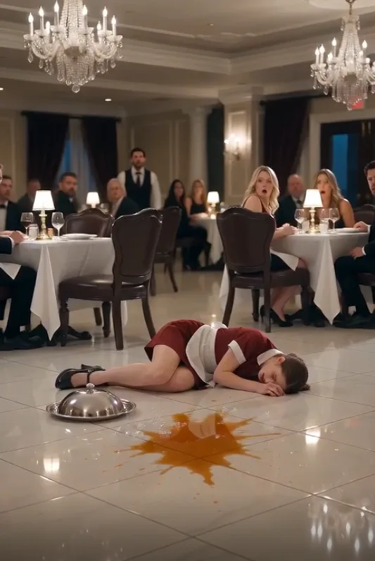 The waiter slammed her face onto the marble floor—then I saw the birthmark that proved the woman he was humiliating was my sister who vanished 22 years ago.