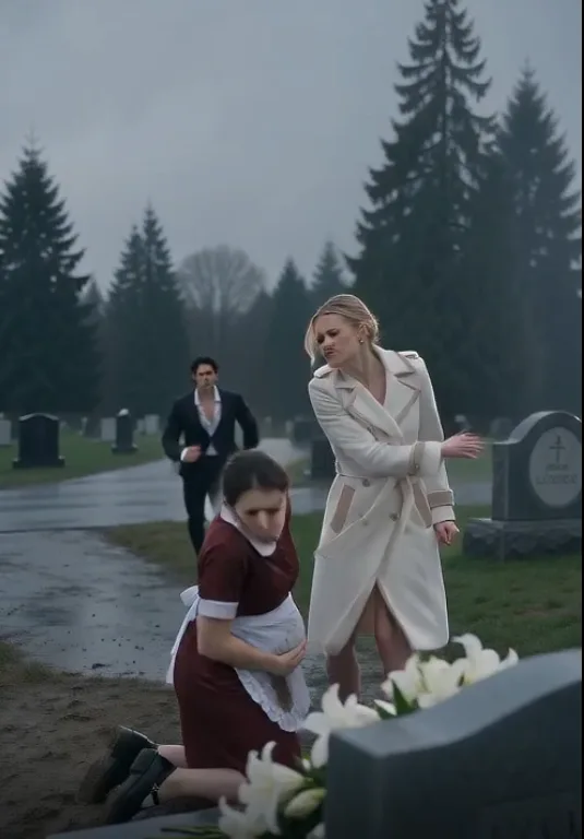 A senator’s daughter slapped a pregnant maid at her mother’s grave—then the mafia boss who fathered her child walked through the cemetery gate.