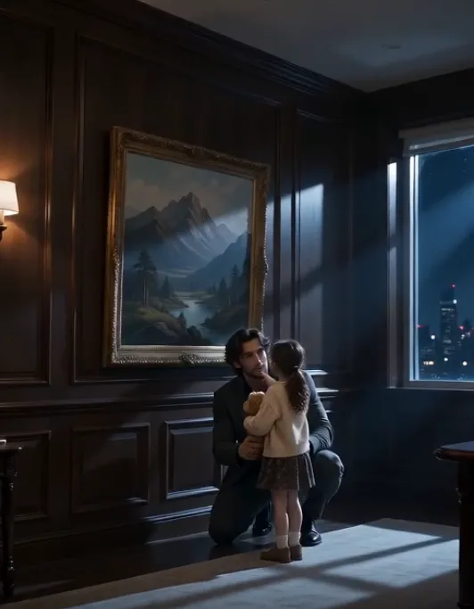 “Look behind the painting, Mr. Whitmore,” the little girl whispered—and what the Mafia Boss found there made him question the woman he planned to marry.
