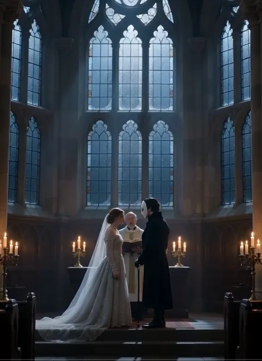 She Was Forced to Marry a 90-Year-Old Billionaire at the Altar — But When He Took Off His Mask, the Whole Chapel Froze
