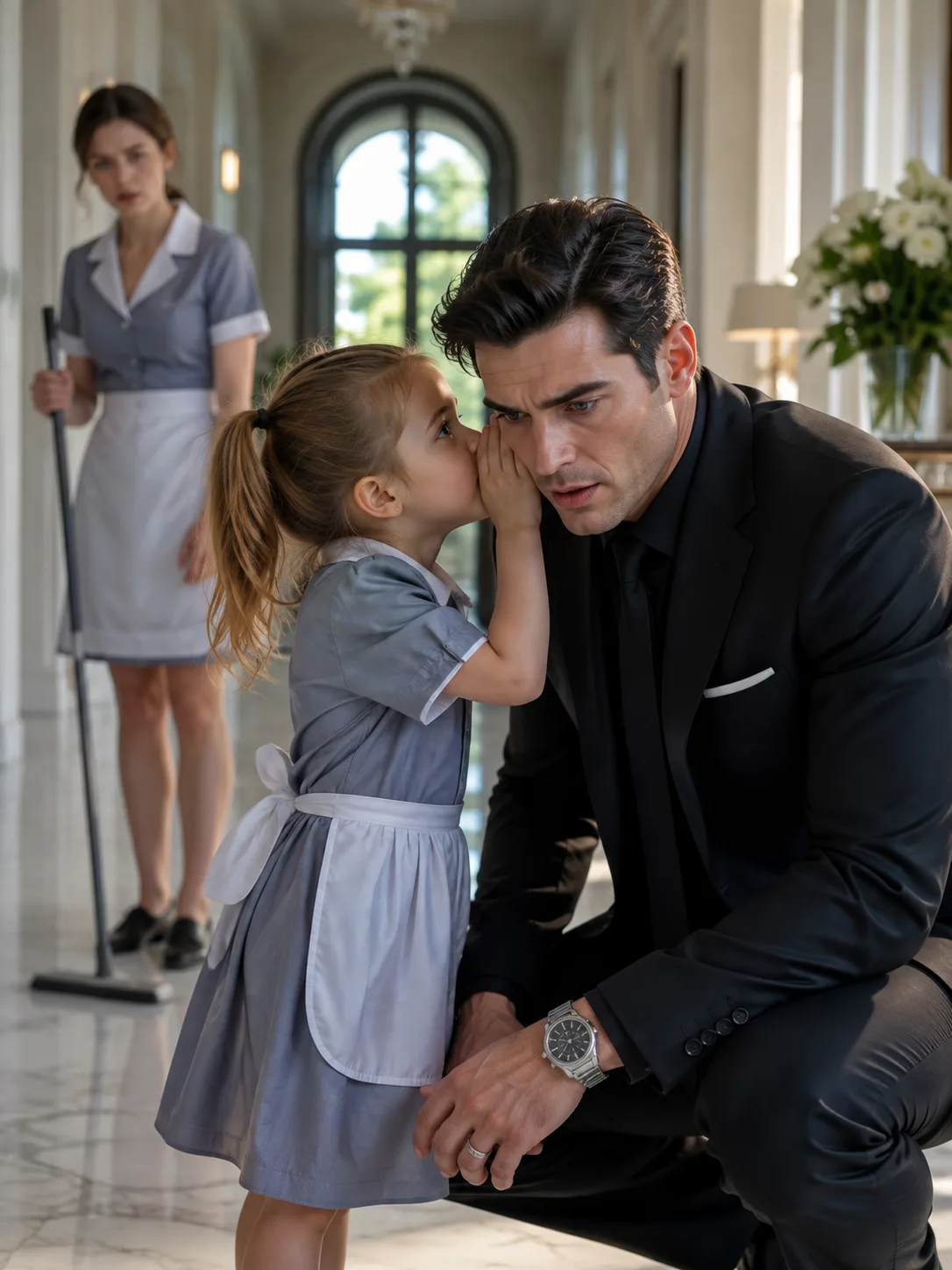 For twelve years, he trusted the man waiting beside the black Mercedes with his life. But on one ordinary morning, a barefoot toddler silently led him away from the front gate—and uncovered an assassination plot that every bodyguard, every servant, and
