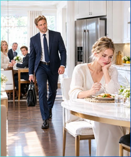 His Family Sent His Wife to Eat Alone in the Kitchen, Then the Man Who Could Save His Company Walked In and Called Her His Only Daughter