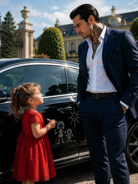The Maid’s Toddler Drew Two Stick Figures on the Mafia Boss’s Car—Then Her Red Crayon Exposed the Trusted Man Who Had Been Selling His House from Within