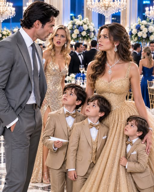 The Mafia Boss Divorced His Wife for a Model, Then Three Little Boys Looked Up and She Said They’re Yours