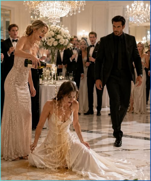 Her Ex Poured Champagne on Her Dress and Laughed Until the Most Feared Man in New York Walked Over and Called Her His Fiancée
