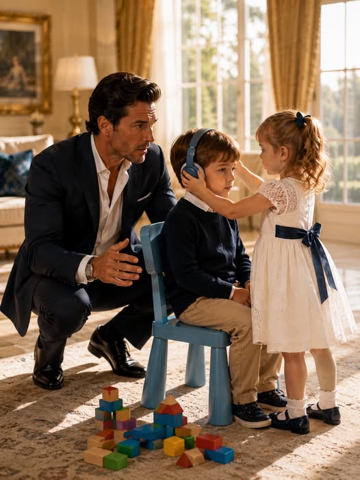 He Thought His Son Was Deaf for Years — Until a Maid's Toddler Pressed an Earbud Into the Boy's Ear and Whispered, "Listen"