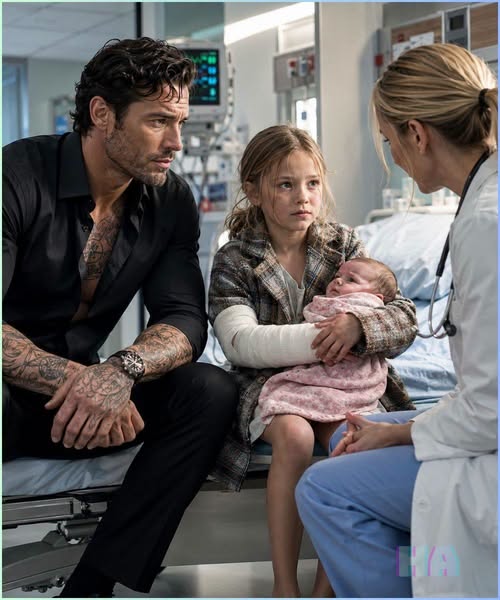 A Millionaire Almost Drove Past the Little Girl With a Broken Arm Until He Saw the Baby in Her Arms and Learned His Own Money Had Helped Put Them on That Highway